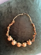 DREWNIANE KORALE BEŻE