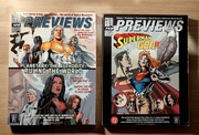 PREVIEWS - 2 numery kultowego magazynu komiksowego z 2000 roku