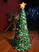  Choinka 40 cm, święta Bożenarodzenie, patchwork.