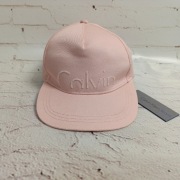 calvin klein czapka damska jasnoróżowa nowa beanie premium lux logo ck
