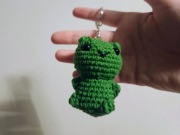 Breloczek w kształcie żabki 