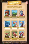 Zestaw kart „Dinozaury” Coin Master (1x karta