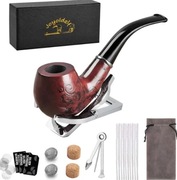 Joyoldelf Drewniana fajka do palenia tytoniu