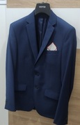 Garnitur Ślubny , marynarka Vestus granatowy stan idealny S / M 180