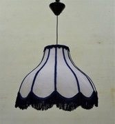 Stylowa materiałowa lampa wisząca abażur