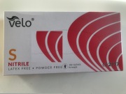 Rękawiczki nitrylowe op.100 sztuk,rozm. S