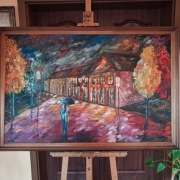 OBRAZ OLEJNY SPACER 120cm x 80cm