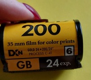 KODAK gold 200/24 ZDJĘĆ FILM KOLOROWY NEGATYW KLISZA NA 24 klatki