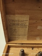 Szachy retro z pudełkiem 