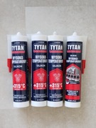 4 x TYTAN Silikon Wysokotemperaturowy +315°C 280 ml Czerwony