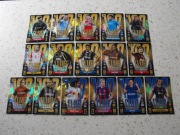 Karty piłkarskie 100 CLUB, KOMPLET 16 KART, TOPPS MATCH ATTAX EXTRA 2023/24