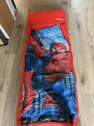 Spiderman Ready Bed dmuchany materac ze śpiworem