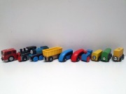 Playtive Ikea Tomek i Przyjaciele Wooden Railway drewniane pociągi i wagony