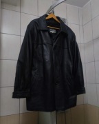 męska kurtka XL skórzana Burgos Station kolor czarny fason klasyczny prze