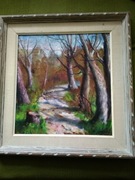 Stary obraz olejny sygn. Zygmunt Gąsiorowski 47r.