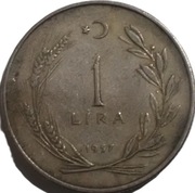Turcja 1 lira z 1957 roku - OBEJRZYJ MOJĄ OFERTĘ