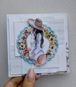 Kartka na baby shower Gratulacje z okazji zajścia w ciążę 