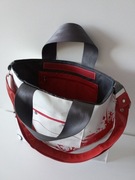 Torba torebka damska na ramię do ręki serce ćwieki