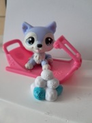 Littlest Pet Shop LPS komplet piesek plus akcesoria