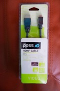 Kabel micro HDMI - HDMI 1m poss DAV14 przewód