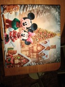 Poszewka świateczna na jaśka Myszka Miki i Mini