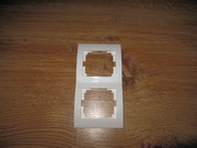 Kanlux ramka podwójna pionowa biała LOGI