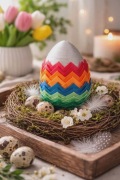 Jajko wielkanocne 1 szt. do wyboru ozdoba ok. 13 cm