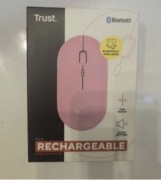 Myszka Trust Puck, różowy (24125)