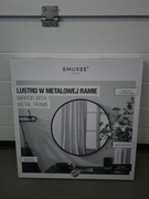 Nowe Okrągłe Lustro w metalowej ramie Smukee 50cm