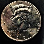 HALF DOLLAR -2003- D--USA-UNC-Nakład 2.500.000 egz