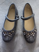 Baleriny zapinane na rzep rozmiar 36 wkładka 23 cm