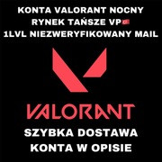 Konta Valorant z night marketem TURCJA spis w opisie