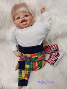 Legginsy spodnie handmade 0-3