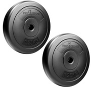 OBCIĄŻENIE BITUMICZNE 2X1,25KG KOMPOZYTOWE TALERZ KRĄŻEK DO SZTANGI HANTLI