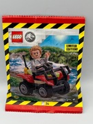 LEGO Saszetka Polybag Jurassic World 122503 Owen, Terenówka, Quad