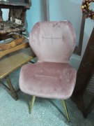 Designerskie krzesło w stylu glamour