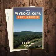 Wysoka Kopa - Góry Izerskie - górska pocztówka turystyczna