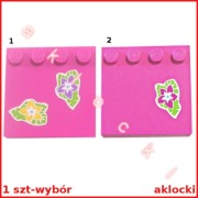 LEGO Friends 6179pb146 6179pb147 PŁYTKA 4x4 KWIATKI z 41038 - 1 szt