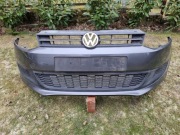 VW POLO  6R0 (09-14) - ZDERZAK przedni oryginał kompletny z grillem 