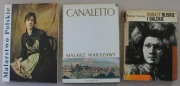 1067 Zestaw 3 książek : Malarstwo Polskie Canaletto Malarz Warszawy  