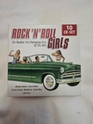 ROCK'N'ROLL GIRLS - The Rockin' And Swinging Girls 50's , 10 x Cd box