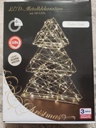 Choinka metalowa LED dekoracja świąteczna