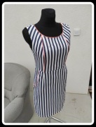 Letnia sukienka w pionowe paski Larichesse 40 L bawełna