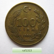 Turcja - 1989 - 100 lira