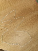 Srebrny łańcuszek próba 925 ( 75 cm )