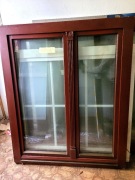 okno drewniane 117x142 cm dwuskrzydłowe szyba zespolona podwójna