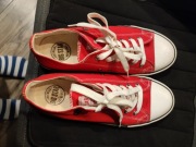 BIG STAR TRAMPKI MĘSKIE NISKIE CZERWONE T174100-42 ROZM.