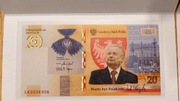 Banknoty 2x20zł Lech Kaczyński LK0006906,LK0006907