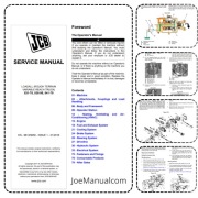 JCB 531-70, 535-95, 541-70 Service Manual Instrukcja serwisowa, naprawcza