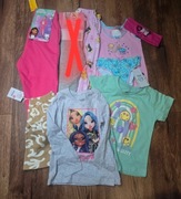 Paka ubrań 98 - 104 dla dziewczynki spodnie bluzki